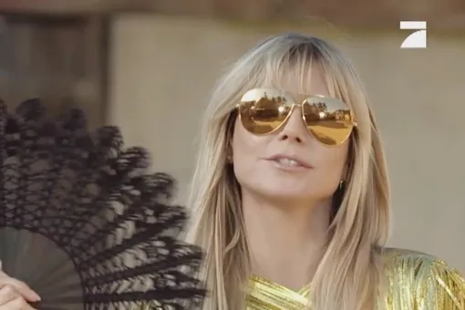 Неожиданно объемная грудь Хайди Клум сделала ее героиней мемов