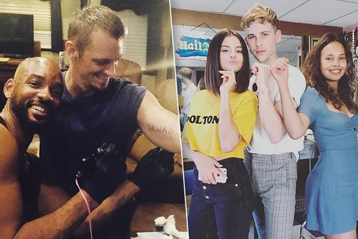 На долгую память: звёзды, сделавшие совместные татуировки после съёмок