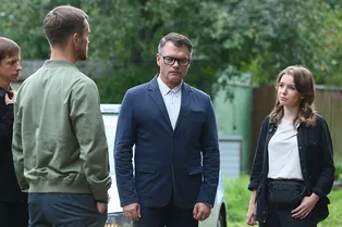 Евгений Дятлов и Евгения Крюкова в новом детективном сериале «Подражатель»