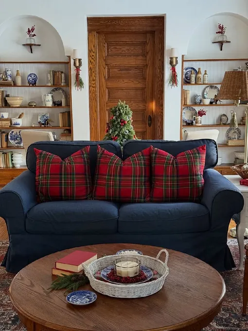 Как красиво украсить дом на Новый 2026 год с помощью текстиля Как красиво украсить дом на Новый 2026 год с помощью текстиля