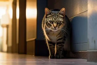 Почему домашняя кошка постоянно пытается сбежать?