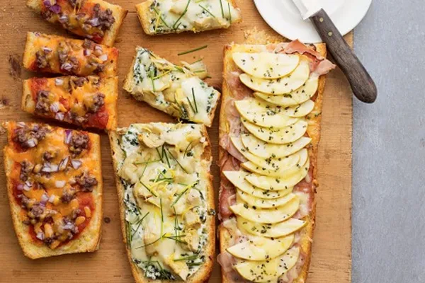 Пицца на французском багете