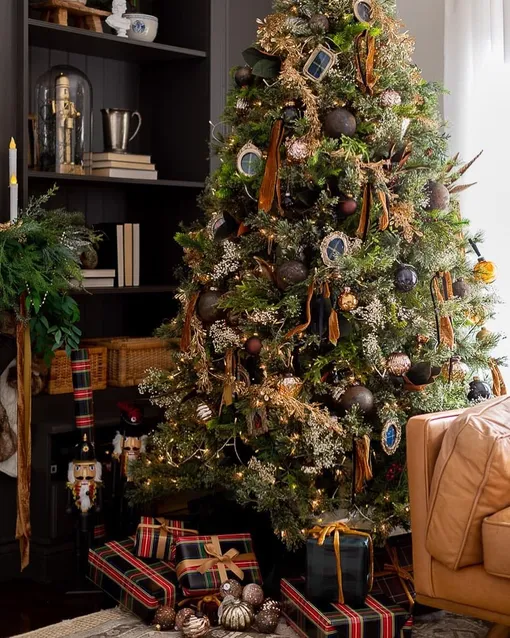 елка в рестро-стиле