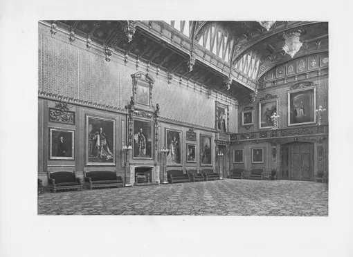 замок Балморал, бальный зал замок Балморал, бальный зал