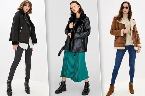 Сменить косуху на авиатор: какие дубленки будут в моде этой зимой