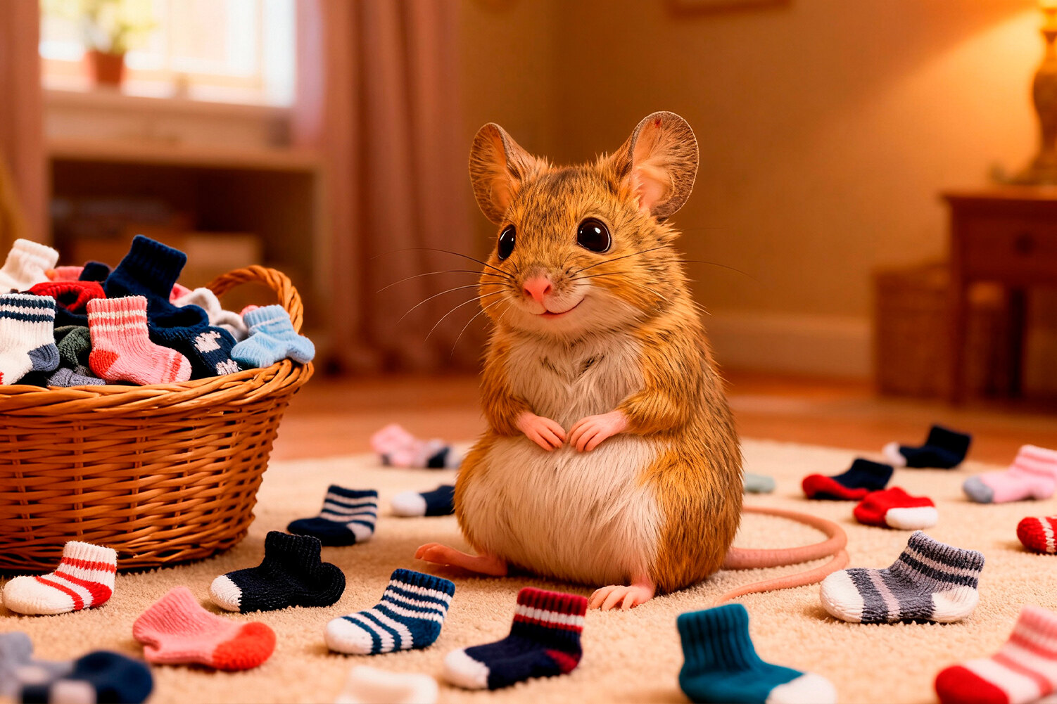 "Где мои носки?" 7 мамских вопросов, которые мышь Сюзи решает каждый день