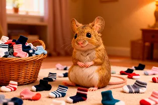 «Где мои носки?» 7 мамских вопросов, которые мышь Сюзи решает каждый день «Где мои носки?» 7 мамских вопросов, которые мышь Сюзи решает каждый день