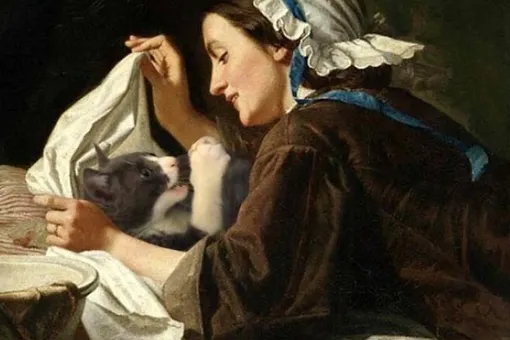 Как выглядели бы известные картины, если бы на них появился котик (фото) Как выглядели бы известные картины, если бы на них появился котик (фото)