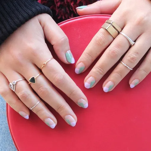 «голый» маникюр