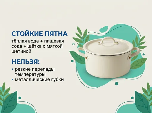 как мыть эмалированную кастрюлю как мыть эмалированную кастрюлю