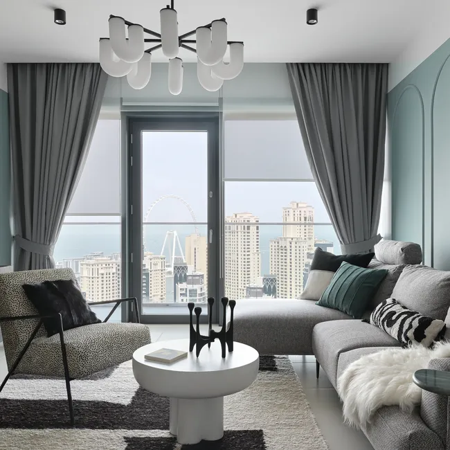 Как выглядит интерьер квартиры в Дубае для семьи с тремя детьми