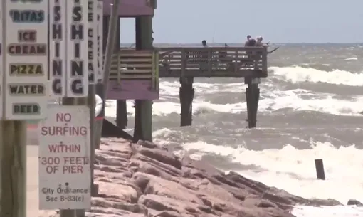 Пляж, рядом с которым произошло нападение Пляж, рядом с которым произошло нападение