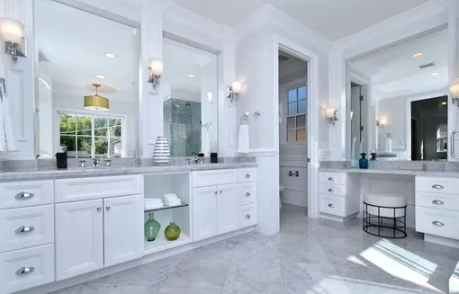 белый в интерьере