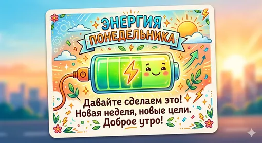 открытка с добрым утром