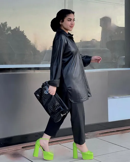 кожаный тотал лук