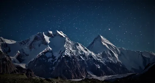 Хан-Тенгри ночью