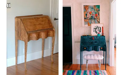 Отреставрированный старый секретер