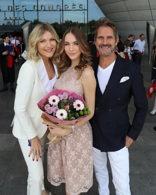 Наталья Стефаненко с мужем Лукой Саббиони и дочерью Александрой Наталья Стефаненко с мужем Лукой Саббиони и дочерью Александрой