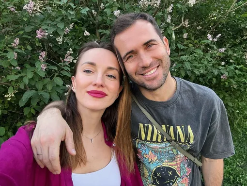 Александр Кержаков и Евгения Ледащева