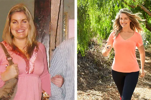 Она сбросила 46 килограммов, просто начав прогуливаться каждый день Она сбросила 46 килограммов, просто начав прогуливаться каждый день