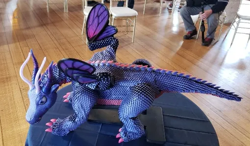 робот дракон