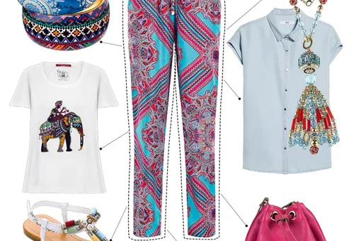 Восточные брюки: как носить и с чем сочетать