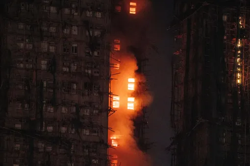 Пожар в Гонконге