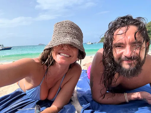 Хайди Клум с мужем Томом Каулитцем Хайди Клум с мужем Томом Каулитцем