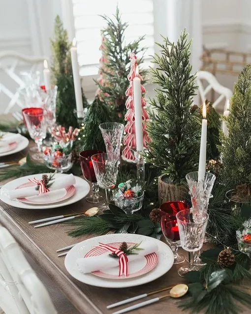 Елка на новогодний стол