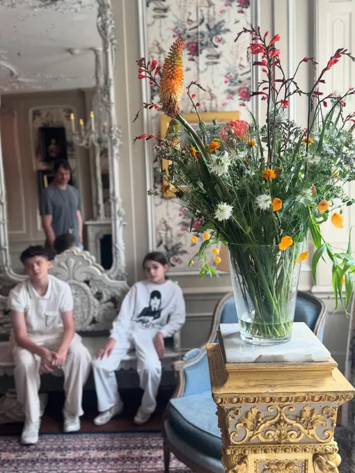 Андрей Болтенко с сыном Андреем и дочерью Екатериной