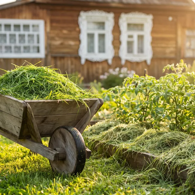 Куда деть скошенную траву на даче: 6 способов применения от мульчи до тёплых грядок