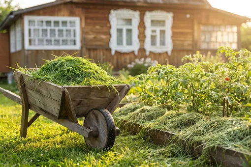 Куда деть скошенную траву на даче: 6 способов применения от мульчи до тёплых грядок Куда деть скошенную траву на даче: 6 способов применения от мульчи до тёплых грядок