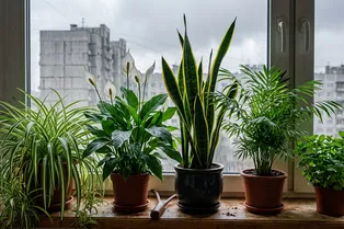 5 полезных комнатных растений для квартиры: от сухого воздуха до головной боли
