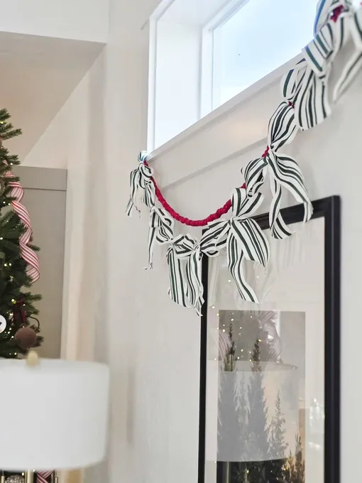 рождественская гирлянда для окна