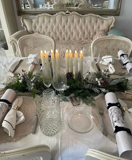 Свечи на новогодний стол