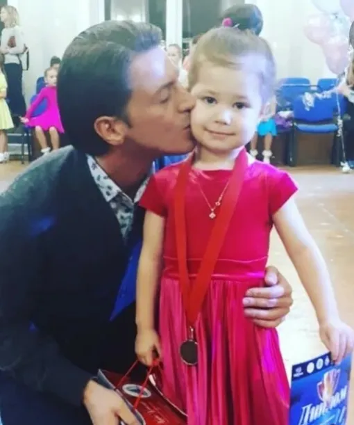 Гела Месхи с дочерью Беллой. Архивное фото