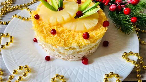 Салаты с ананасами Салаты с ананасами