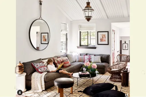 На создание интерьера гостиной Мартина Булларда вдохновил стиль бохо На создание интерьера гостиной Мартина Булларда вдохновил стиль бохо