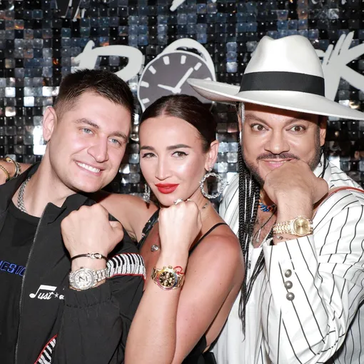 Давид Манукян, Ольга Бузова, Филипп Киркоров Давид Манукян, Ольга Бузова, Филипп Киркоров