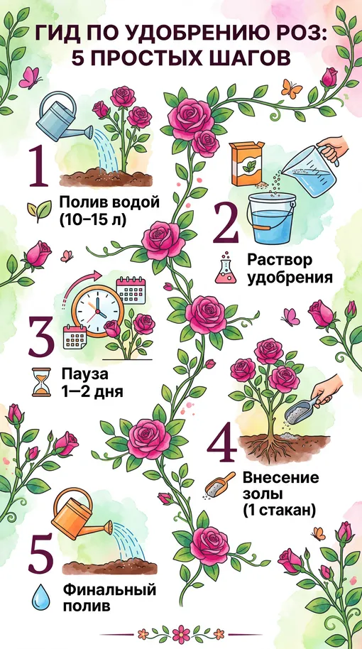 Подкормка роз в июне: пошаговая инструкция для пышного цветения Подкормка роз в июне: пошаговая инструкция для пышного цветения