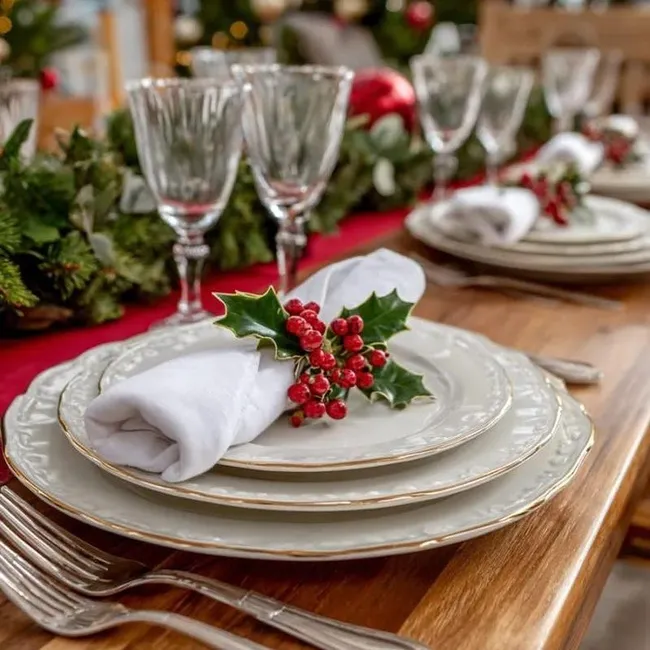 Как украсить праздничный стол на Новый год 2026 —15 идей с фото и видео