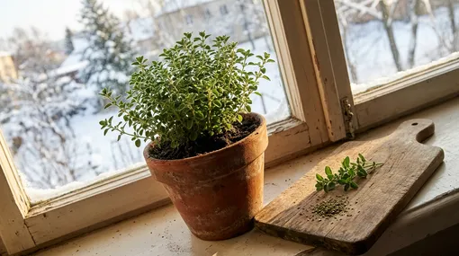 Душица (орегано) — пряность для пиццы на окне Душица (орегано) — пряность для пиццы на окне