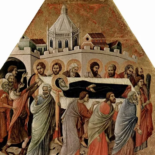 Погребение Богородицы. Дуччо ди Буонинсенья