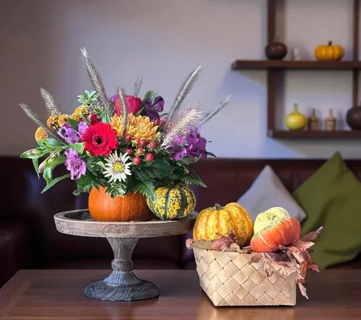 украшения из тыкв украшения из тыкв