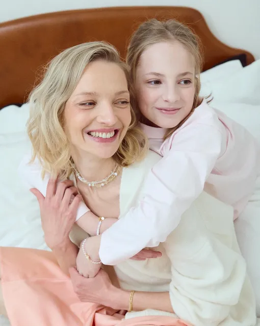 Екатерина Вилкова с дочерью Павлой