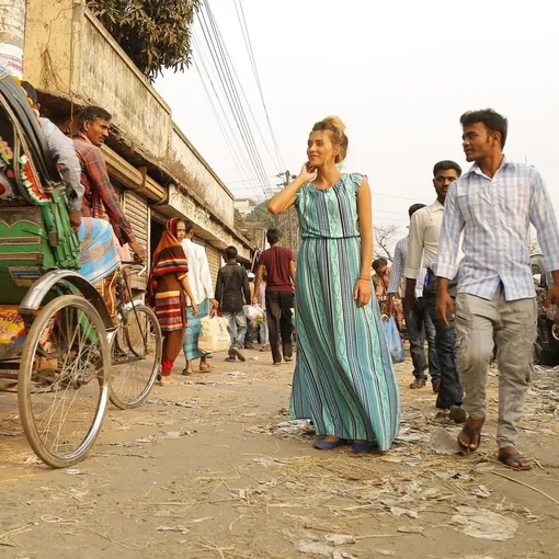 Регина на съёмках проекта «Орёл и Решка»