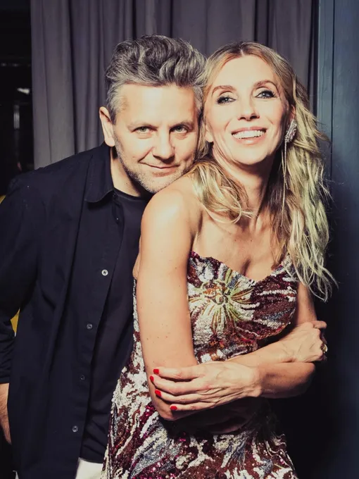 Светлана Бондарчук со вторым мужем Сергеем Харченко