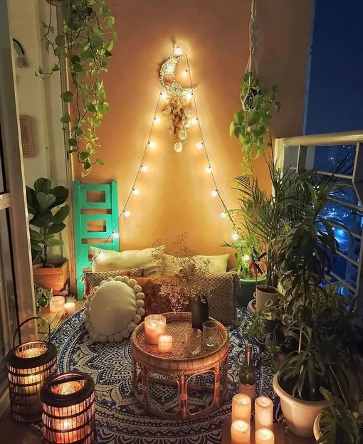 идеи как украсить балкон