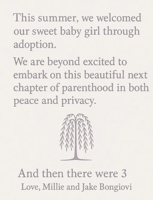 Джейк Бон Джови с женой Милли Бобби Браун удочерил девочку Джейк Бон Джови с женой Милли Бобби Браун удочерил девочку