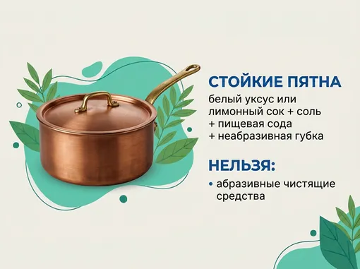 чем мыть медную посуду чем мыть медную посуду